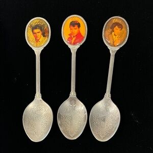 Vintage Elvis Presley Collectible Souvenir Spoons